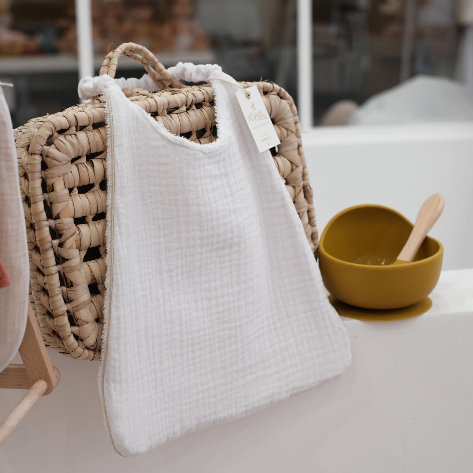 PETTORALE MENSA OFF-WHITE