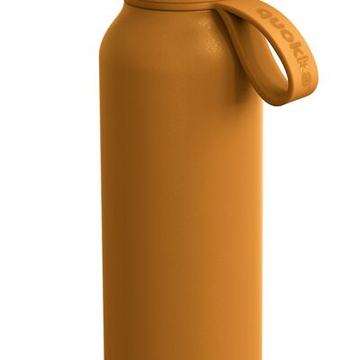 Quokka botella termo acero inoxidable solid con correa amber 630 ml