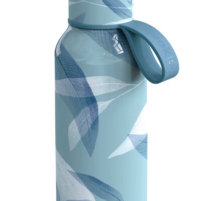 Quokka botella termo acero inoxidable solid con correa blue wind 510 ml