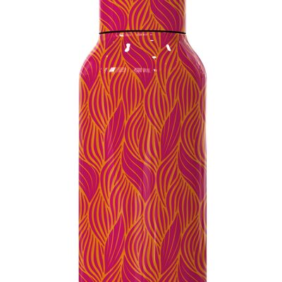 QUOKKA STAINLESS STEEL THERMO BOTTLE SOLID ORANGE BLOOM 510 ML