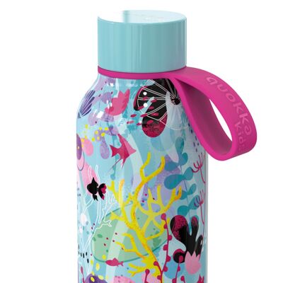 Quokka kids botella termo solid con colgador underwater 330 ml