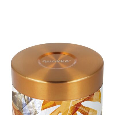 QUOKKA SMALL AUTUMN STAINLESS STEEL INSULATED FOOD CONTAINER 369 ML
