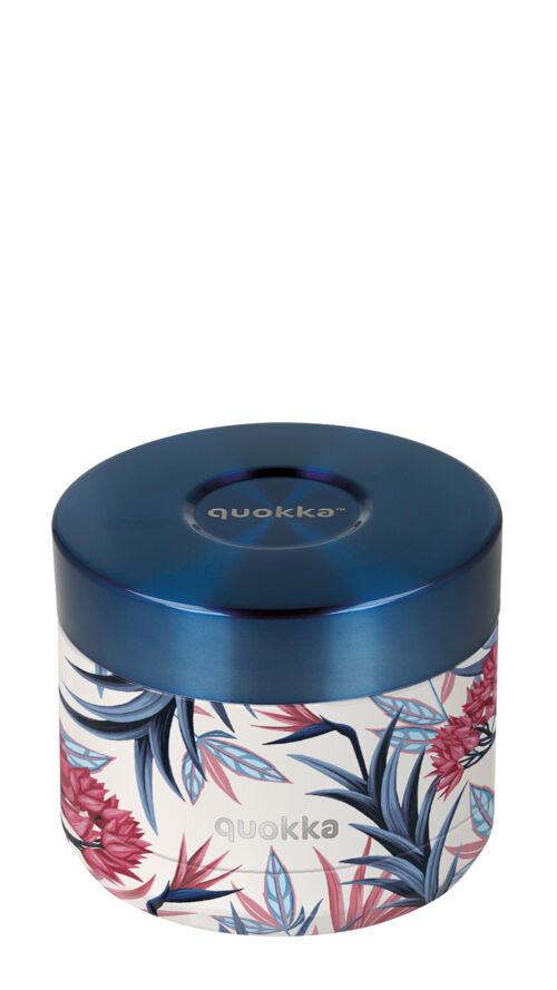 Quokka recipiente comida termico acero inoxidable blue garden pequeño 369 ml