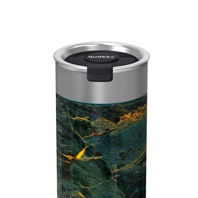 QUOKKA GREENSTONE STAINLESS STEEL INSULATED CUP 400 ML