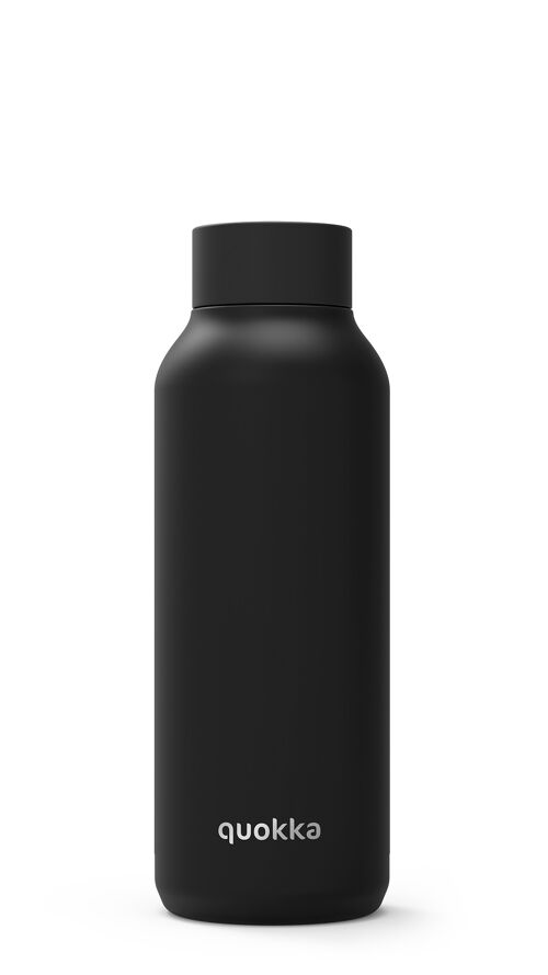 Quokka botella acero inoxidable solid jet black 510 ml