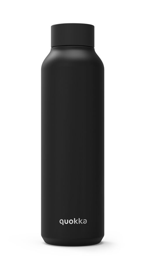 Quokka botella acero inoxidable solid jet black 630 ml