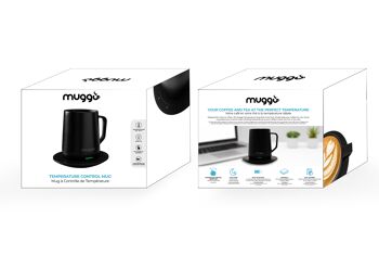 Muggo Cup Tasse auto-chauffante contrôle de température 12
