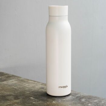 Muggo Bottle Bouteille isotherme intelligente Muggo Blanc 6
