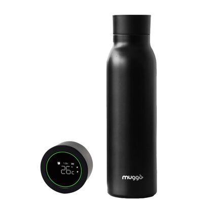 Muggo Bottle Muggo Smart Insulated Bottle Black