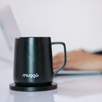 Muggo Qi Grande Tasse chauffante et chargeur sans fil Noir 10