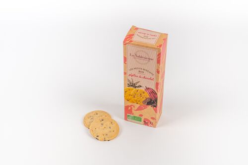 Biscuits sablés pépites de chocolat bio & vegan - étui carton 110 g