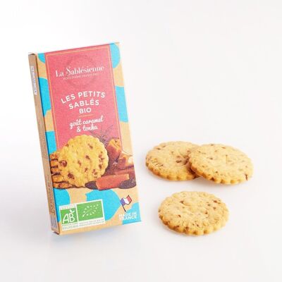 Biscuits sablés pépites de caramel et fève tonka bio - étui carton 37 g