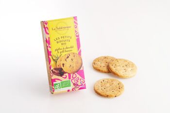 Biscuits sablés pépites de chocolat et banane bio & vegan - étui carton 55 g 1