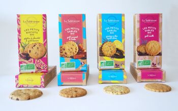 Biscuits sablés pépites de chocolat et banane bio & vegan - étui carton 55 g 2
