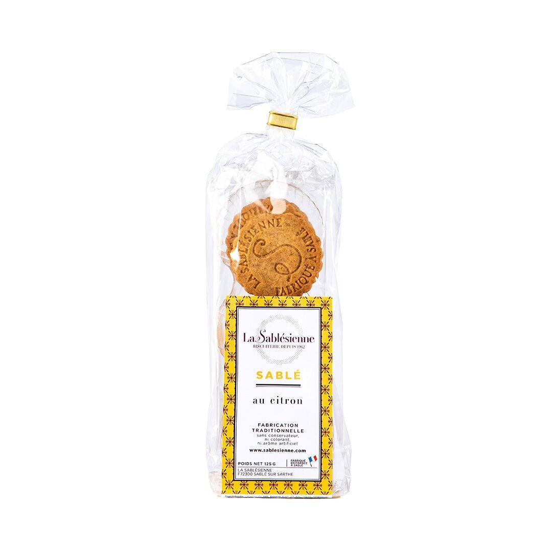 Lemon chip shortbread cookies - 125 g bag