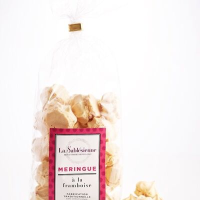 Raspberry meringues - 70 g bag
