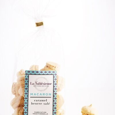 Salted butter caramel macaroons - 70 g bag