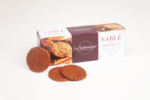 Biscuits sablés sablés tout chocolat - étui carton 125 g