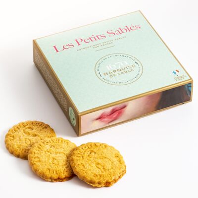 Plain shortbread cookies with pure fresh butter - 100 g cardboard box