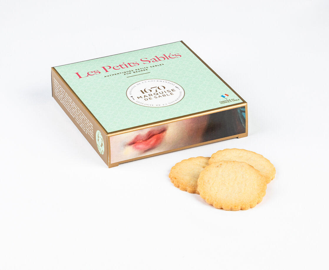 Einfache Shortbread-Kekse aus frischer Butter – 100-g-Kartonverpackung – Weihnachtsgeschenk