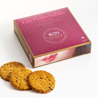 Biscuits sablés pépites de chocolat - étui carton 100g