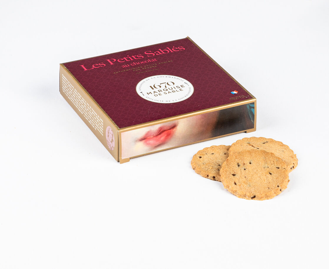 Schokoladen-Shortbread-Kekse – 100-g-Kartonverpackung
