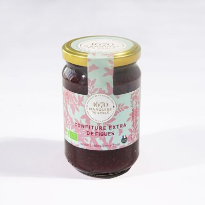 Confiture extra de Figues bio - pot en verre 350 g