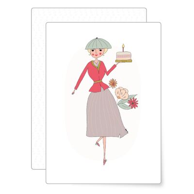 Birthday greeting | postcard