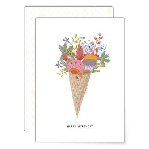 Happy Birthday | Postkarte