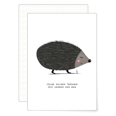 Hedgehog | postcard