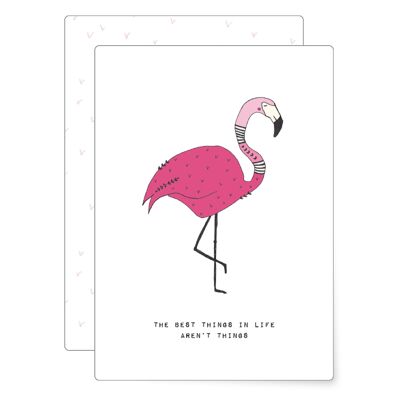 Flamingo | tarjeta postal