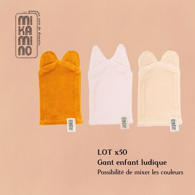 Petit gant toilette bébé / enfant LOT X50