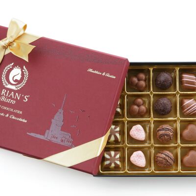 Carian's Bistro Assorted Chocolate Gift Box, Special Christmas Gift, Holiday