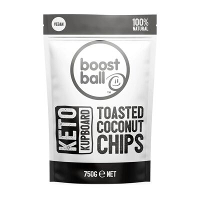Keto Kupboard Toasted Coconut Chips 750g