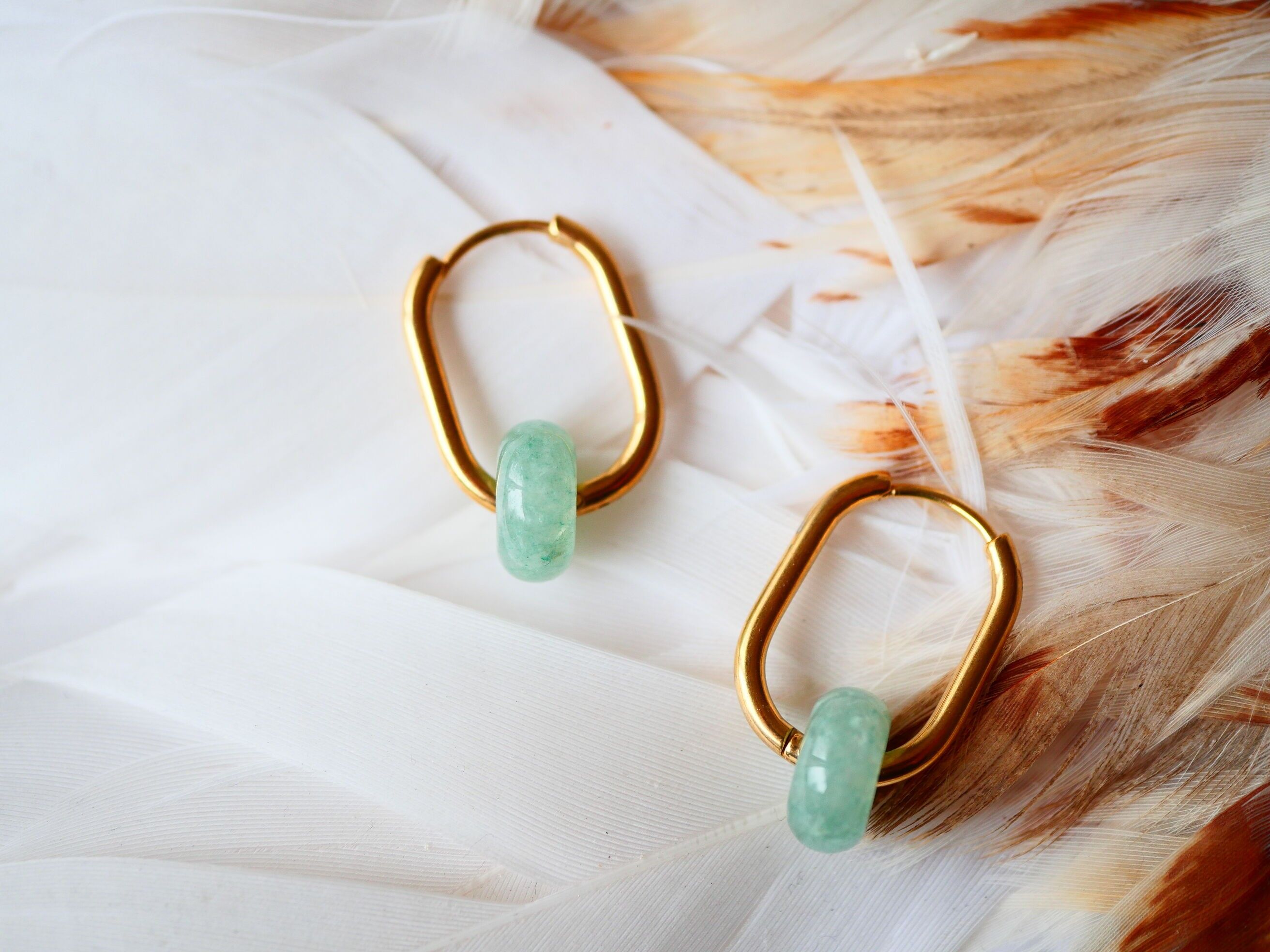 ORECCHINI AVVENTURINA DUTY