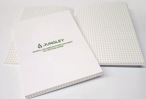 A6 Refill Notebook - Square - Pack of 2