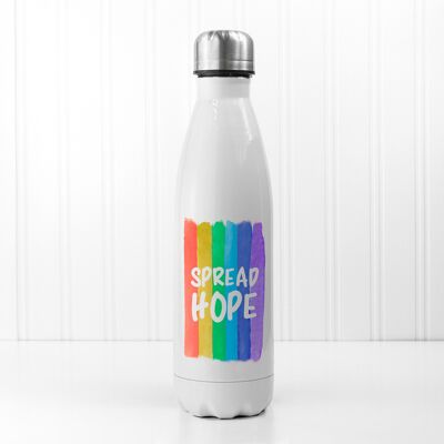 Spread Hope Rainbow – Mundige Wasserflasche