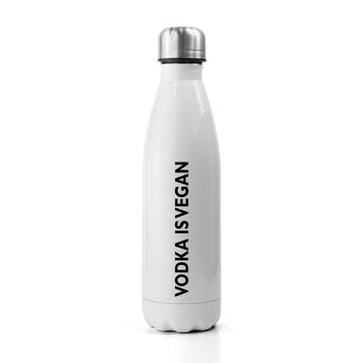 Wodka ist Vegan - Mouthy Water Bottle