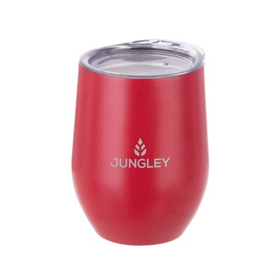 Jungley Matte Stemless Wine Insulated Tumbler - Red