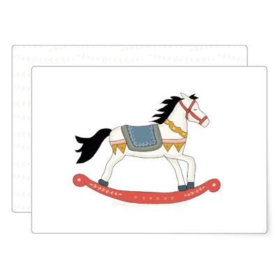 Cavallo a dondolo | cartolina