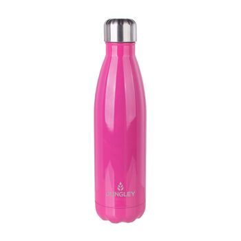 Bouteille d'Eau Isotherme Jungley Gloss - Rose Rouge