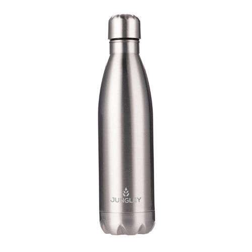 Jungley Gloss Insulated Water Bottle - Silver