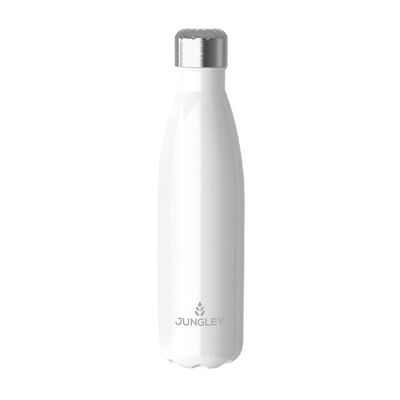 Botella de agua con aislamiento Jungley Gloss - Blanco