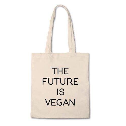 The Future Is Vegan - 100% Cotton Canvas Bag