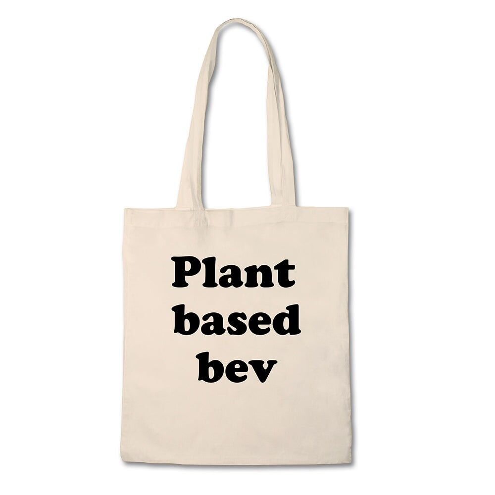 Sac fourre-tout drôle - Bev à base de plantes - Sac en toile 100% coton