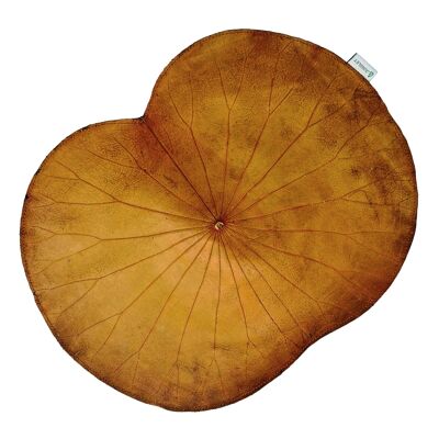 Orange Lotus Leaf Placemats - Set of Four