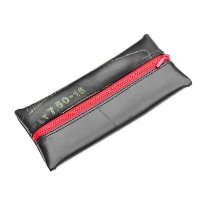 Estuche de goma para lápices I Solía ser un neumático de camión - Rojo