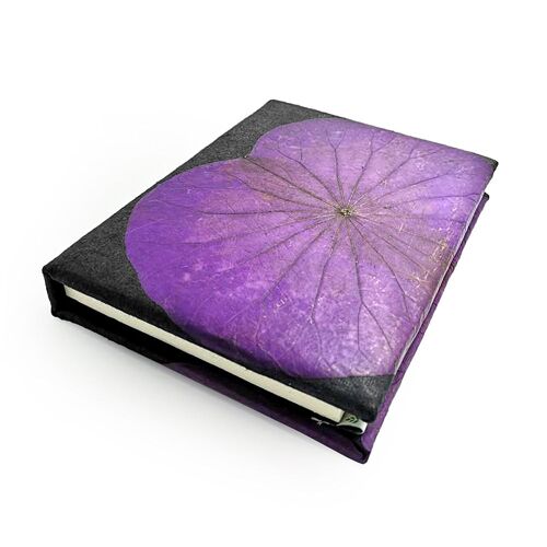A6 Lotus Notebook - Purple
