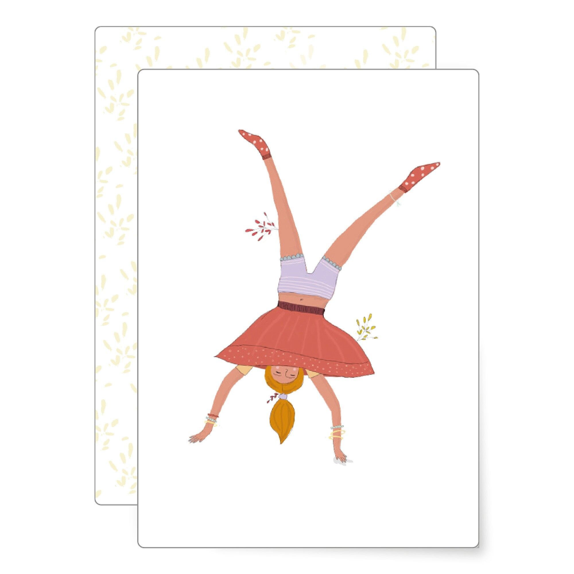 What makes you happy | postcard