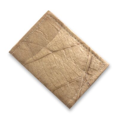 Bifold Cardholder in Leaf Leather - Natural